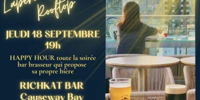 Apéro Rooftop de Rentrée de Hong Kong Accueil